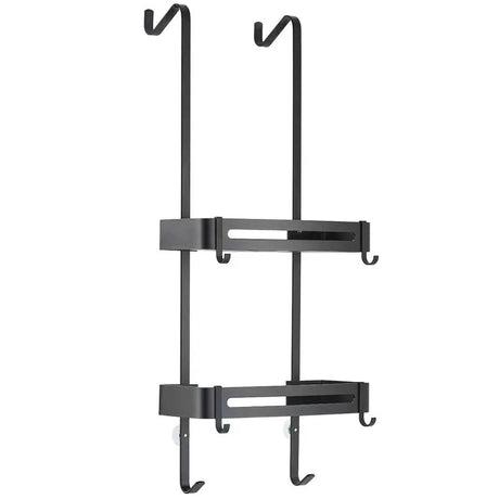 2 Tier Hanging Shower Caddy for Organized Rustproof Bathroom Storage - Metal Shower Caddy Hanging - Hurbane Home