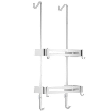 2 Tier Hanging Shower Caddy for Organized Rustproof Bathroom Storage - Metal Shower Caddy Hanging - Hurbane Home