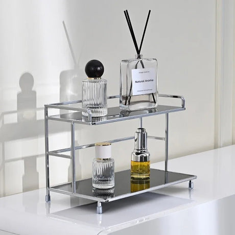 2 Tier Kitchen Counter Shelf - Space - Saving Rack for Optimal Countertop Organization - Kitchen Countertop Organizer - Hurbane Home