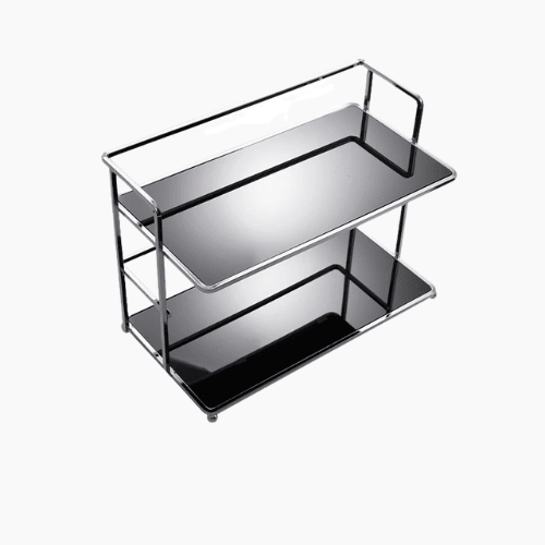 2 Tier Organizer - Multifunctional Household Kitchen Shelf with Double Layers - Hurbane Home