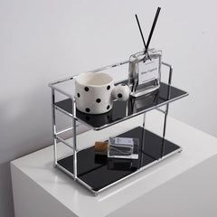 2 Tier Organizer - Multifunctional Household Kitchen Shelf with Double Layers - Hurbane Home