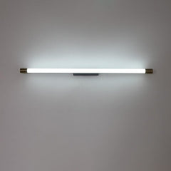 Side profile showing the slim depth of the tube LED wall light
