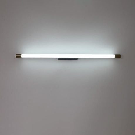 Side profile showing the slim depth of the tube LED wall light
