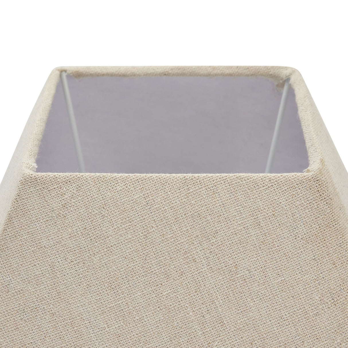 Incia Fluted Grey-Washed Wooden Table Lamp with Linen Shade