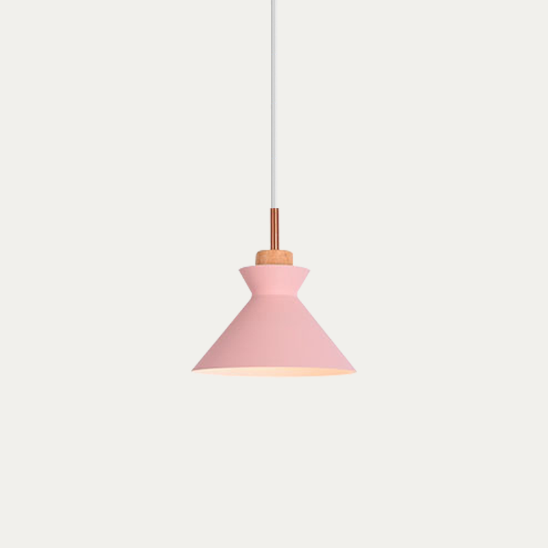 Valarie Scandinavian Wood Pendant Light Modern Fixture