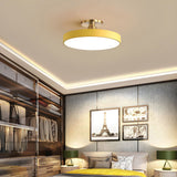Lampsmodern-UK Circular LED Semi-Flush Ceiling Light 12in Acrylic
