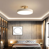 Lampsmodern-UK Circular LED Semi-Flush Ceiling Light 12in Acrylic