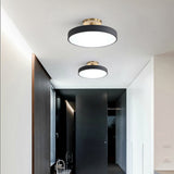Lampsmodern-UK Circular LED Semi-Flush Ceiling Light 12in Acrylic