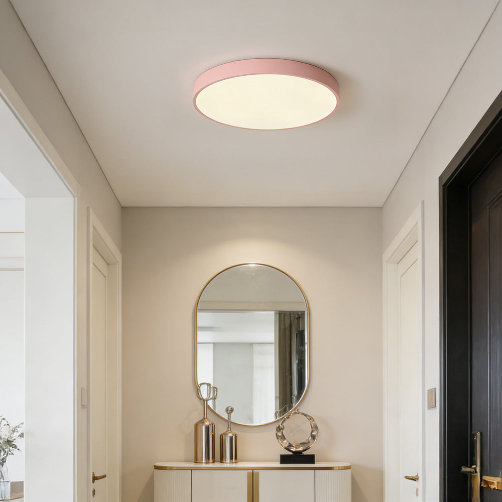Lampsmodern-UK Circular Flush Mount LED Ceiling Light Slim Profile