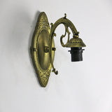 Alternate colourway of the stained glass petal wall sconce