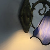 Colour options for the petal art glass wall sconce shade