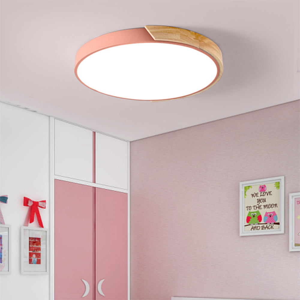 Lampsmodern-UK Colorful Simple LED Round Ceiling Light Flush Mount