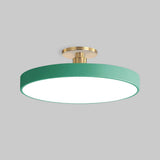 Lampsmodern-UK Circular LED Semi-Flush Ceiling Light 12in Acrylic
