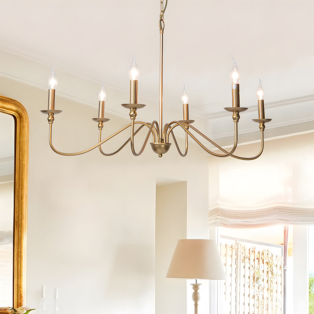 Lampsmodern-UK Simple Modern Iron Pendant Light, 34.6in Dia x 15in