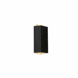 Modern Minimalist Rectangular LED Wall Sconce Lamp Aluminum 2-Light