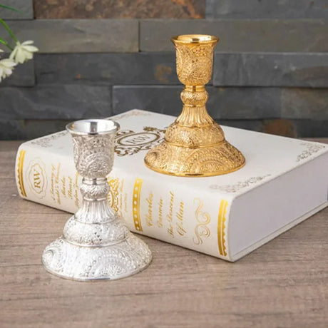 2 piece candle holder set 