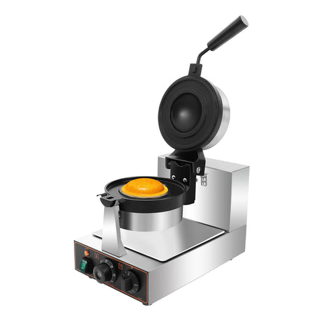 3-in-1 1200W Commercial Burger Waffle Maker Electric Nonstick Rotating Press