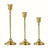 3 Piece Candle Holder Set - Elegant Metal Design for Modern Home Decor - metal candle holder - Hurbane Home