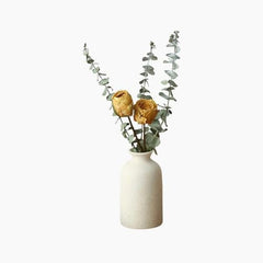 3 Piece Cylinder Vase Set – Rustic Modern Farmhouse Ceramic Decor - Hurbane Home