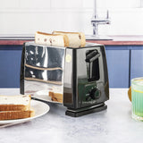 3 Slice Toaster with Extra Wide Slots for Thick Bread - Even Toasting - 2 Slice Toaster - Hurbane Home