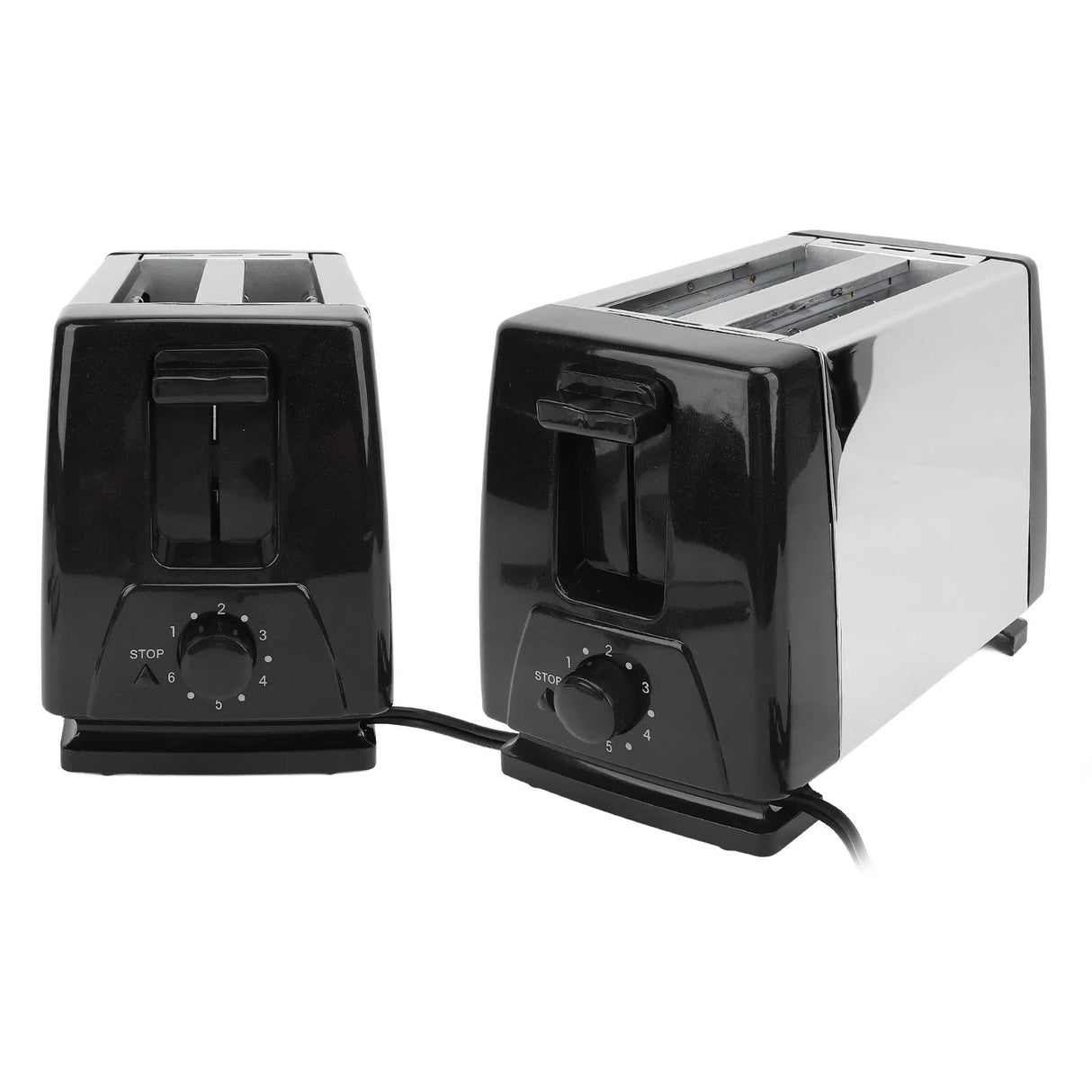 3 Slice Toaster with Extra Wide Slots for Thick Bread - Even Toasting - 2 Slice Toaster - Hurbane Home