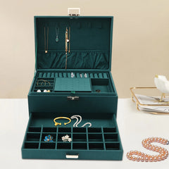 3 Tier Jewelry Box - Elegant Bracelet Holder for Organized Storage and Display - Portable Jewelry Box - Hurbane Home