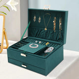 3 Tier Jewelry Box - Elegant Bracelet Holder for Organized Storage and Display - Portable Jewelry Box - Hurbane Home