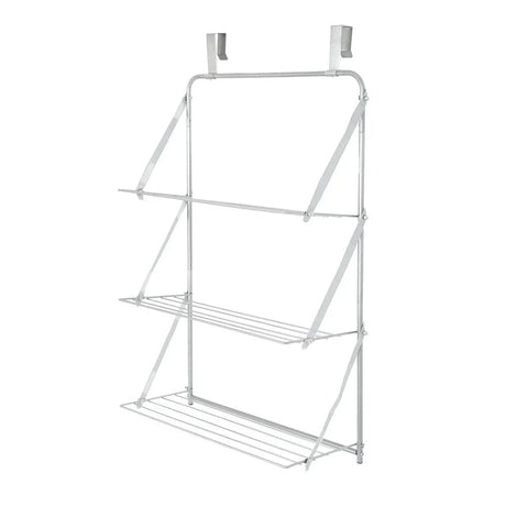 3 - Tier Over Door Towel Drying Rack - Space - Saving Stainless Steel Hanger - folding drying rack - Hurbane Home
