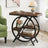 3 Tier Side Table – Tribesigns Rustic Storage with Geometric Metal Frame - Hurbane Home