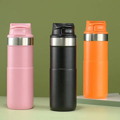 304 Stainless Steel Vacuum Bottle 17 fl oz Double Layer - Hurbane Home