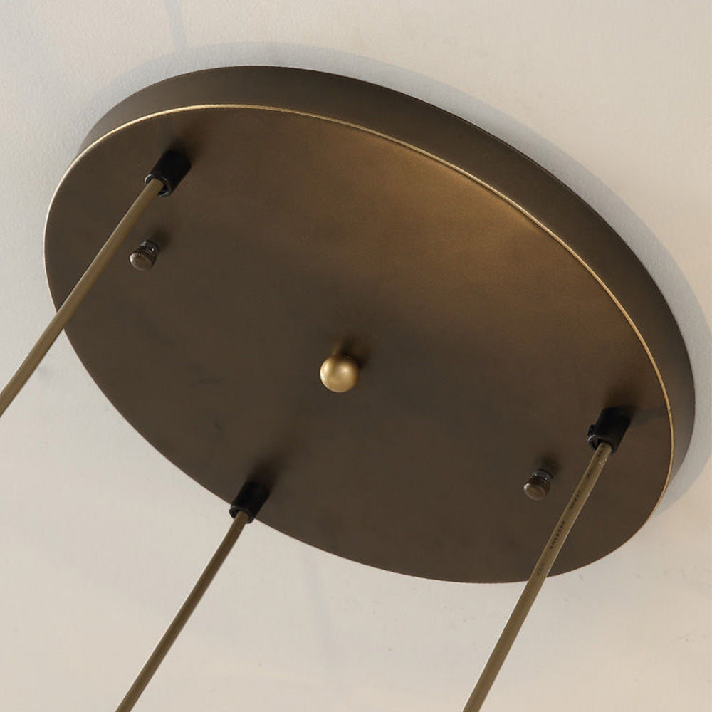 Lampsmodern-UK Multi-Head Glass Pendant Light Black for Kitchen