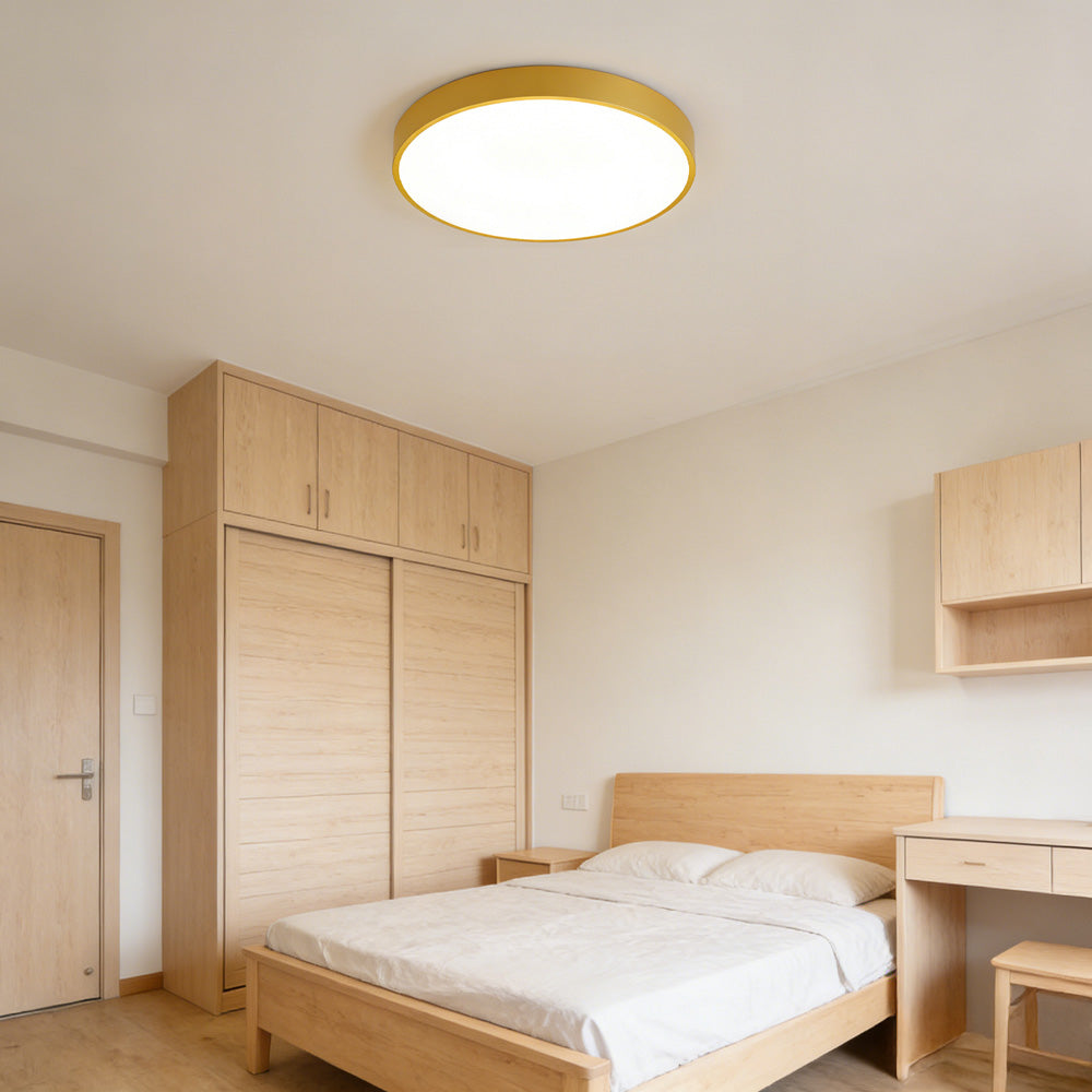Lampsmodern-UK Circular Flush Mount LED Ceiling Light Slim Profile