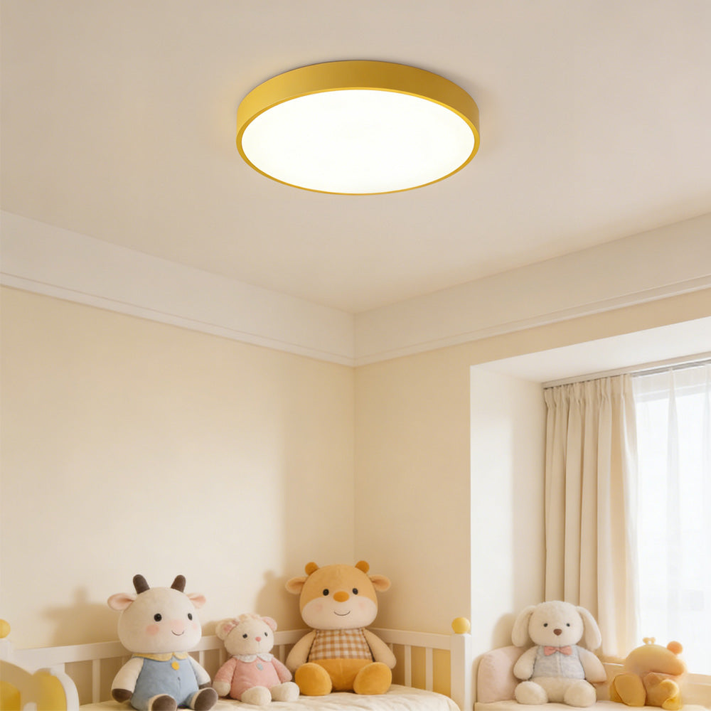 Lampsmodern-UK Circular Flush Mount LED Ceiling Light Slim Profile