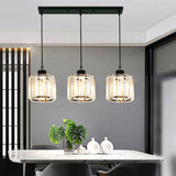 Lampsmodern-UK Multi-Head Glass Pendant Light Black for Kitchen