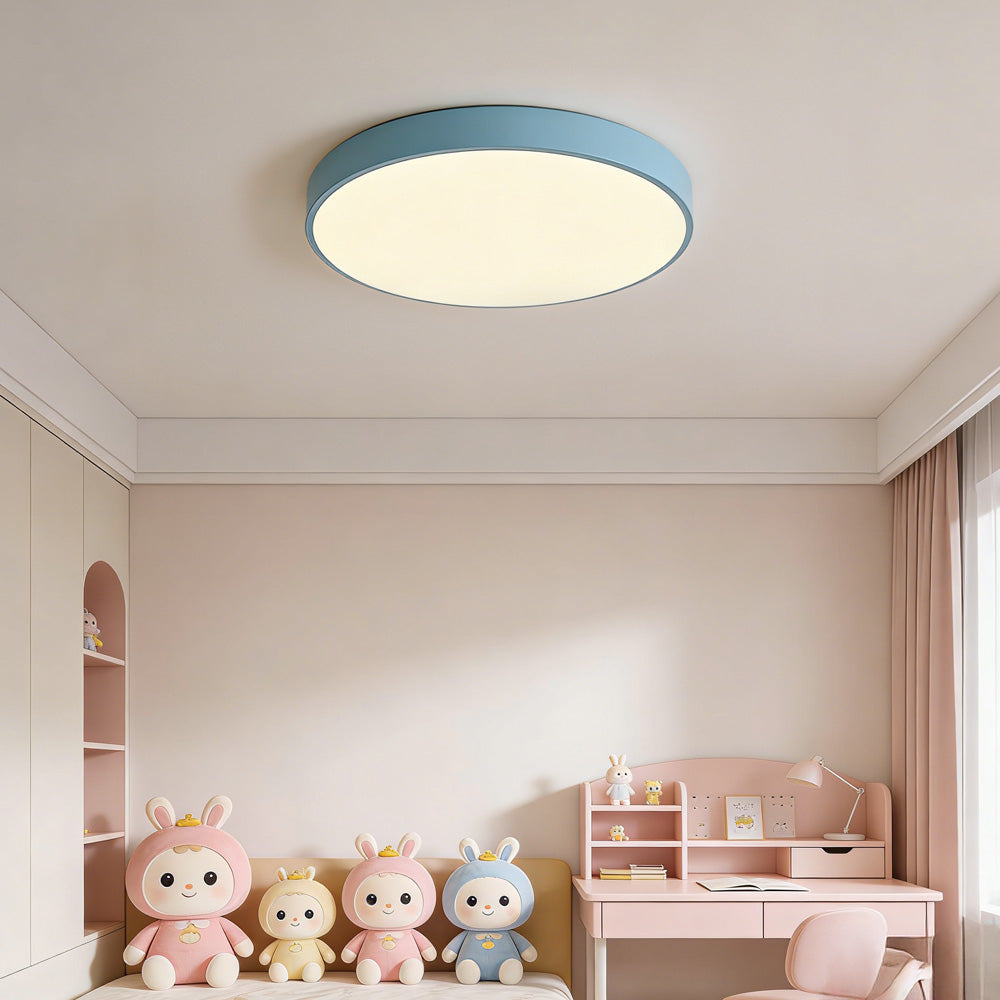 Lampsmodern-UK Circular Flush Mount LED Ceiling Light Slim Profile