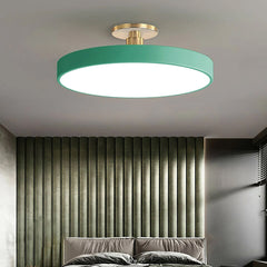 Lampsmodern-UK Circular LED Semi-Flush Ceiling Light 12in Acrylic