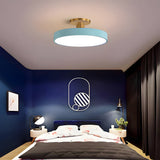 Lampsmodern-UK Circular LED Semi-Flush Ceiling Light 12in Acrylic
