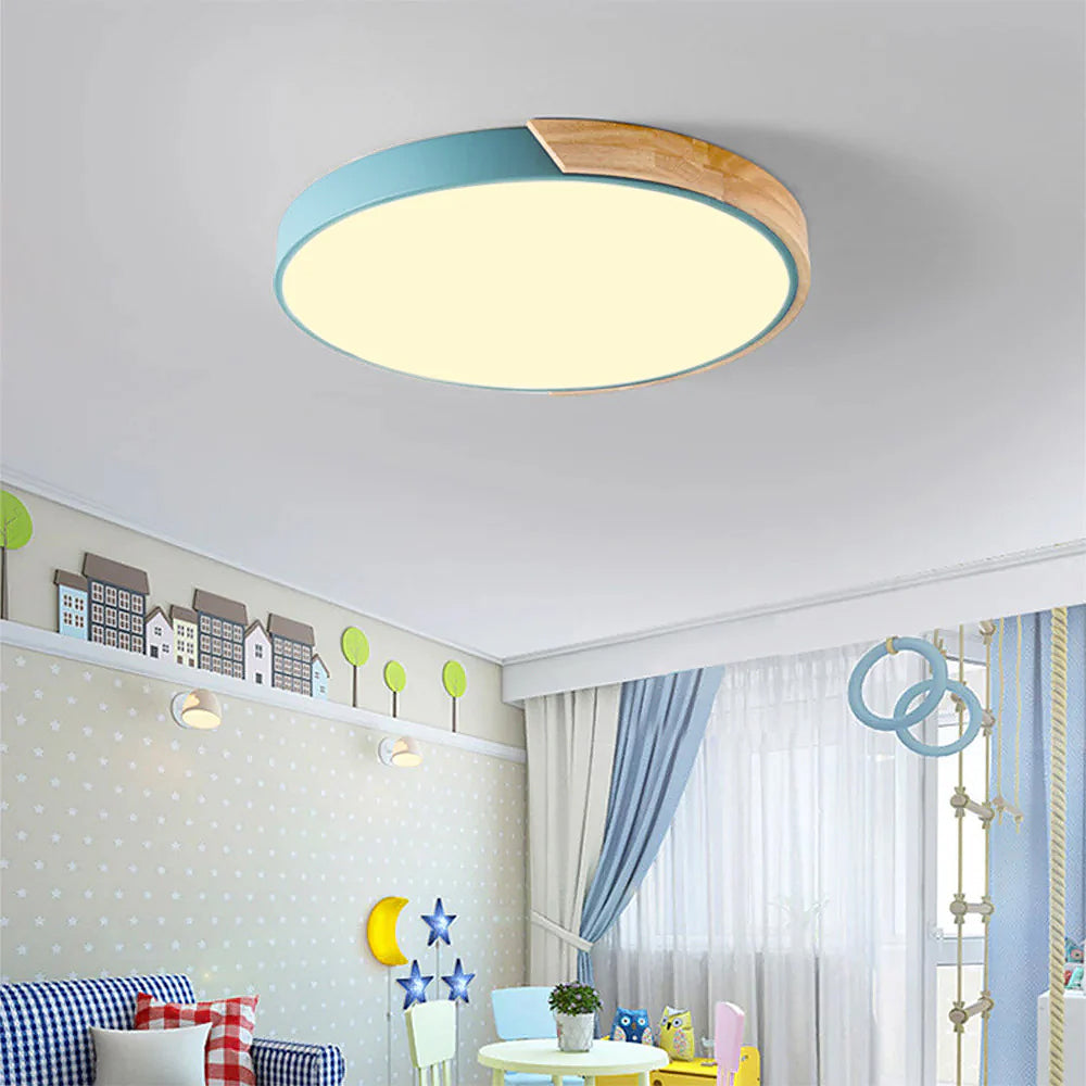Lampsmodern-UK Colorful Simple LED Round Ceiling Light Flush Mount