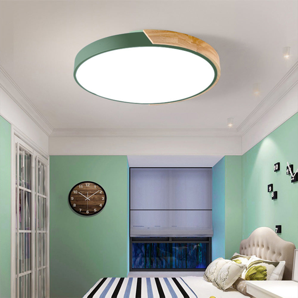 Lampsmodern-UK Colorful Simple LED Round Ceiling Light Flush Mount