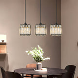 Lampsmodern-UK Multi-Head Glass Pendant Light Black for Kitchen