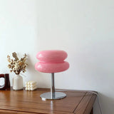 Elenorra Spinetta Retro Table Lamp Double Glass 11in H 7.1in
