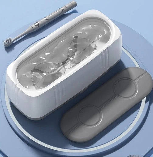 Ultrasonic Glasses Cleaner USB Fully Automatic Blue Light Eyewear Cleaner Household Multifunctional Jewelry Clean Machine