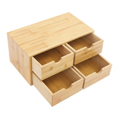 4 Drawer Bathroom Vanity Storage Organizer - Maximize Space & Order - Bathroom Vanity Organizer - Hurbane Home