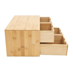 4 Drawer Bathroom Vanity Storage Organizer - Maximize Space & Order - Bathroom Vanity Organizer - Hurbane Home