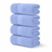 4 - Piece Extra Large Bath Sheets - 100% Cotton, 550 GSM, 35x70 Inch Towels - Bath Towels - Hurbane Home