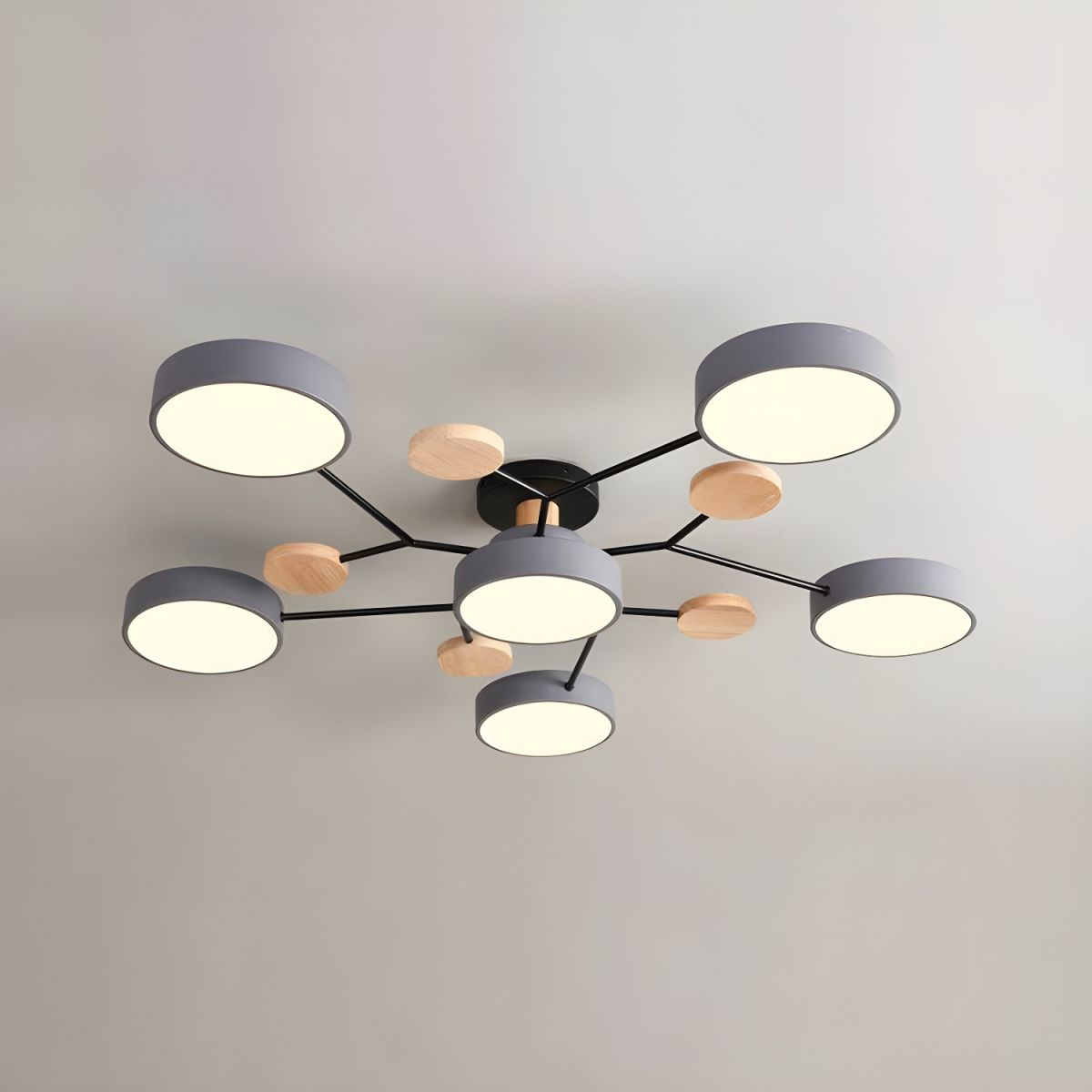 Lampsmodern-UK Circular LED Ceiling Light 33.5-37in Dia 5.5in