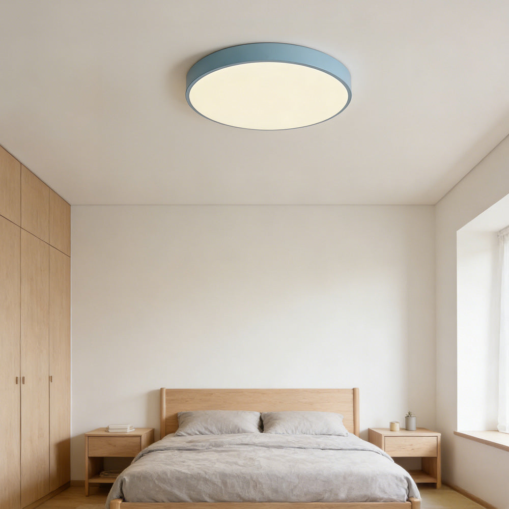 Lampsmodern-UK Circular Flush Mount LED Ceiling Light Slim Profile