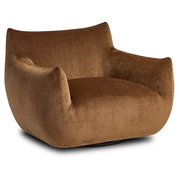 Swivel Chair – Margot Bouclé Lounge by Four Hands 360 Comfort - Hurbane Home