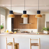 Nordic Pendant Light Acrylic Aluminum Colorful Bowl Shade E27