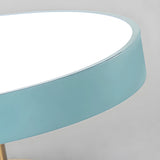Lampsmodern-UK Circular LED Semi-Flush Ceiling Light 12in Acrylic